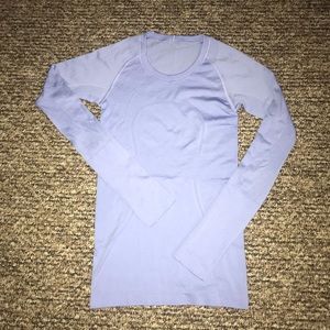 RARE Periwinkle swiftly long sleeve